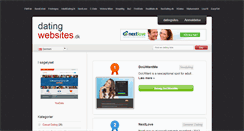 Desktop Screenshot of datingwebsites.dk