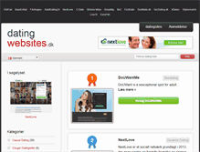 Tablet Screenshot of datingwebsites.dk